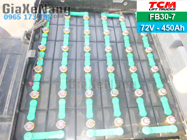 Bình điện xe nâng TCM FB30-7 72V-450Ah