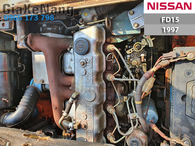 động cơ xe nâng dầu nissan FD15