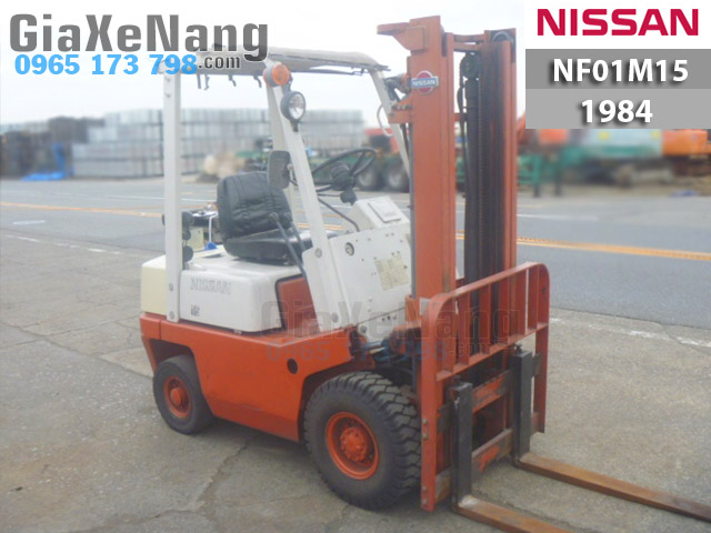 Xe nâng giá rẻ, xe nâng xăng nissan 1.5 tân