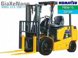 Xe nâng điện KOMATSU FB30-12 2014+